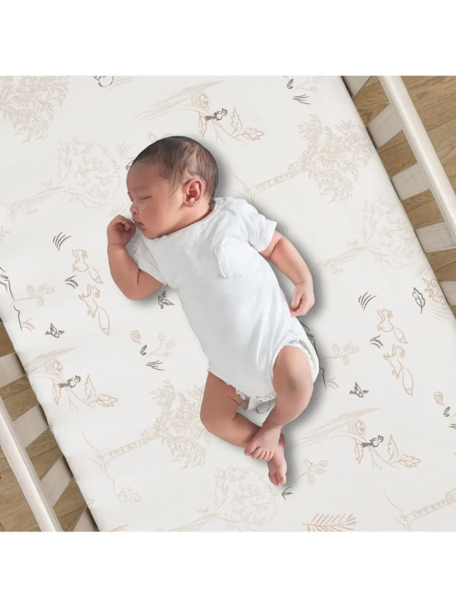 Комплект постельного белья для детской кроватки Treetop Fox Woodland Tree Nursery из 3 предметов — изображение 3 из 10