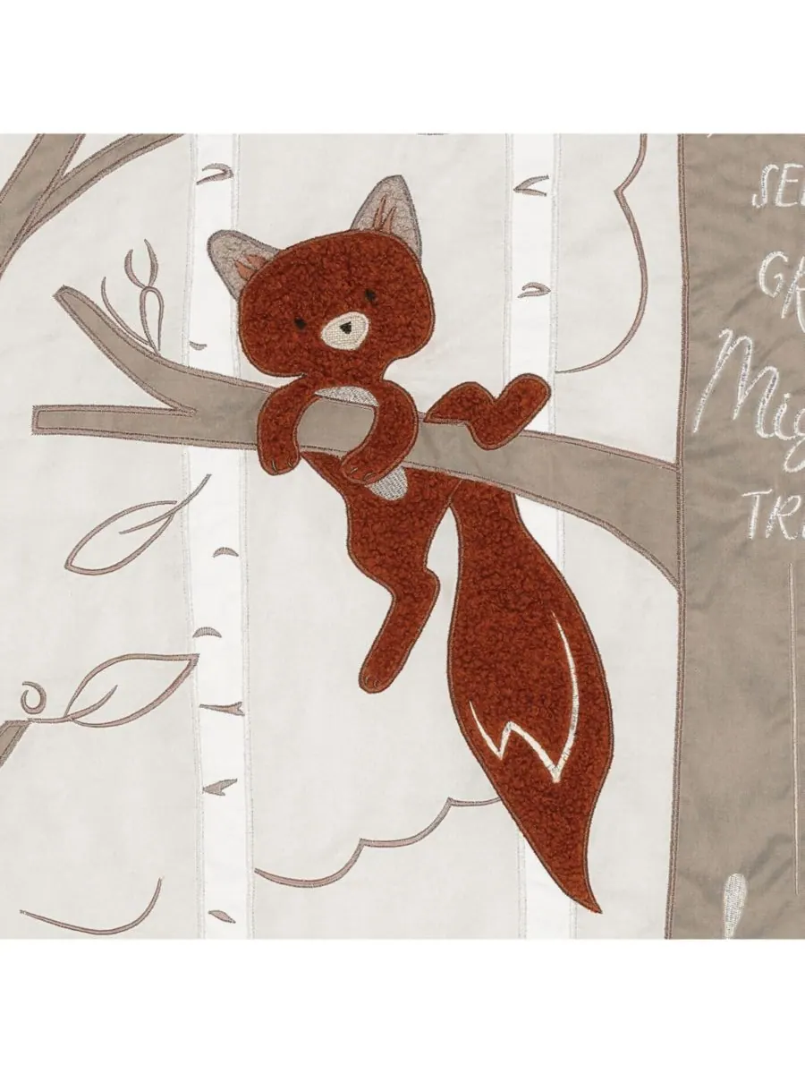 Комплект постельного белья для детской кроватки Treetop Fox Woodland Tree Nursery из 3 предметов — изображение 5 из 10