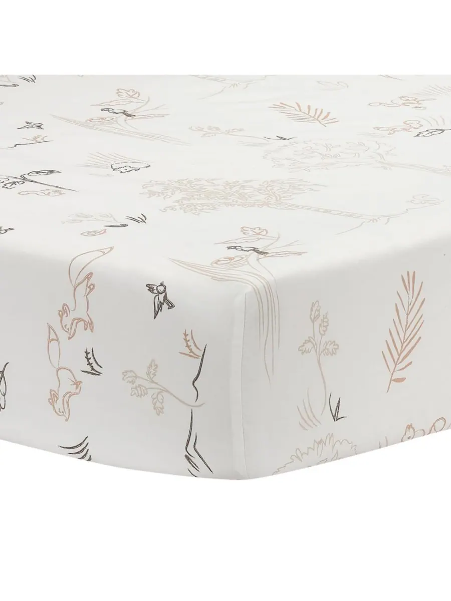 Комплект постельного белья для детской кроватки Treetop Fox Woodland Tree Nursery из 3 предметов — изображение 6 из 10