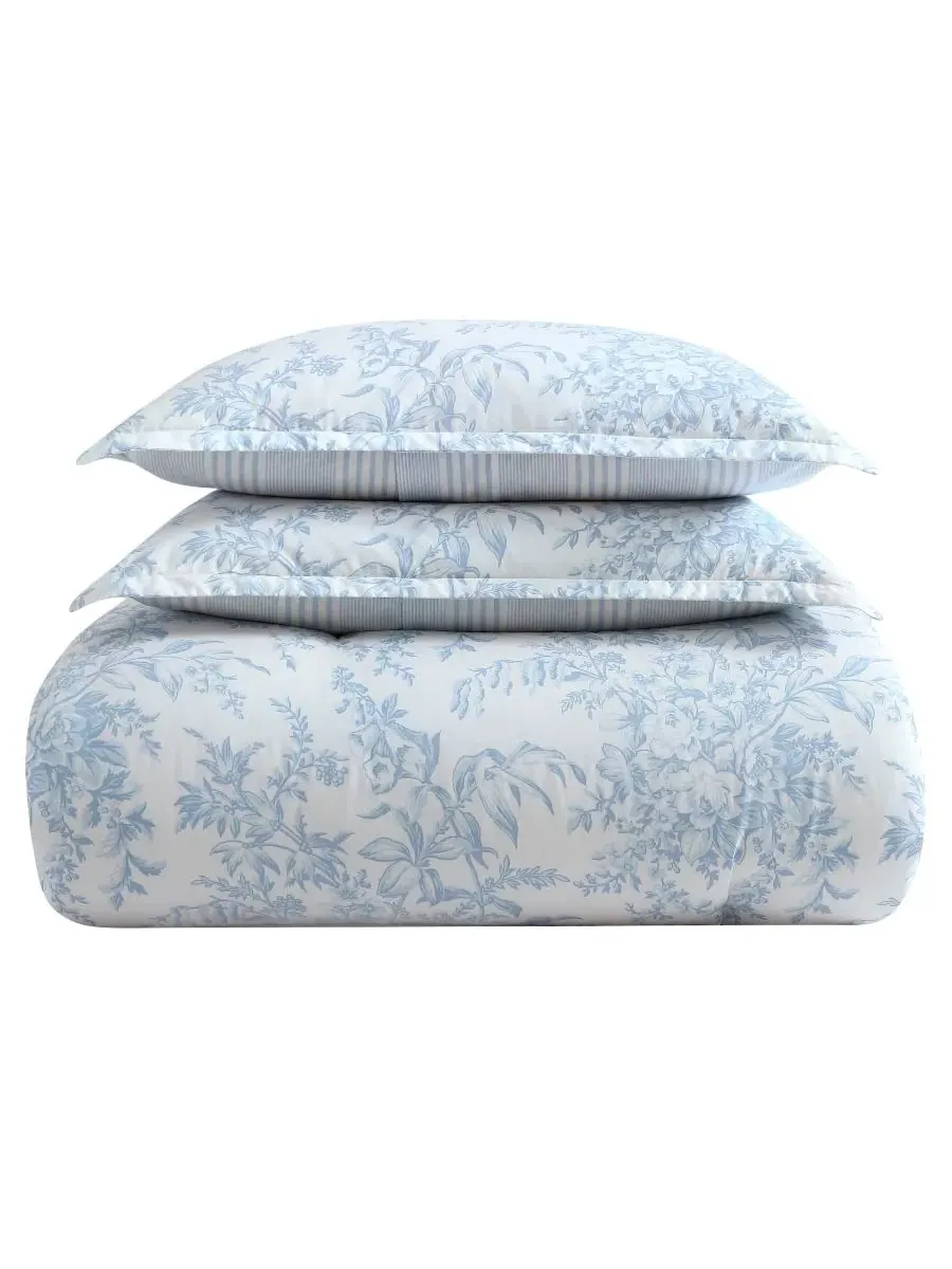 Комплект постельного белья Bedford Cotton, 3 предмета, двусторонний, размер King Laura Ashley — изображение 9 из 9