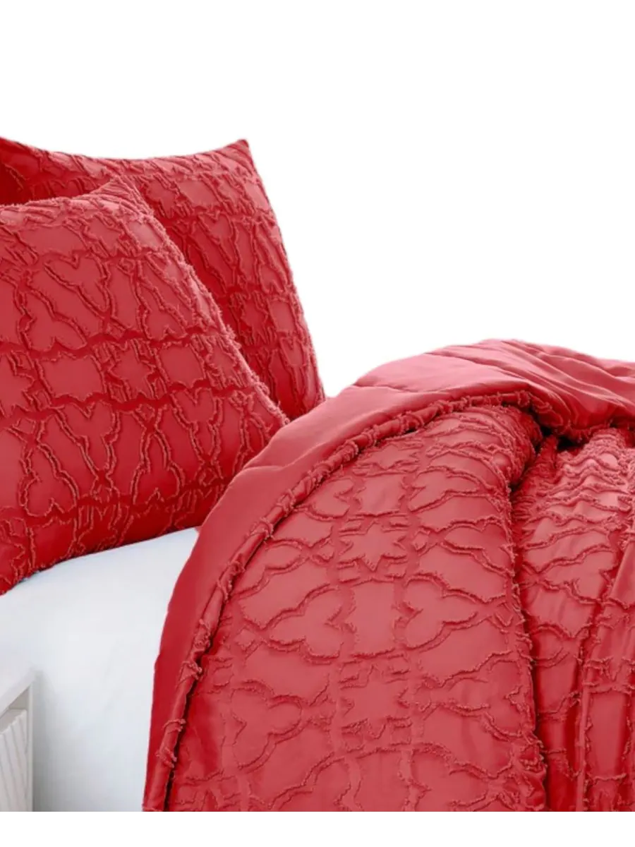 Комплект постельного белья Stella Clipped Jacquard из 3 предметов, размер Twin Southshore Fine — изображение 2 из 6