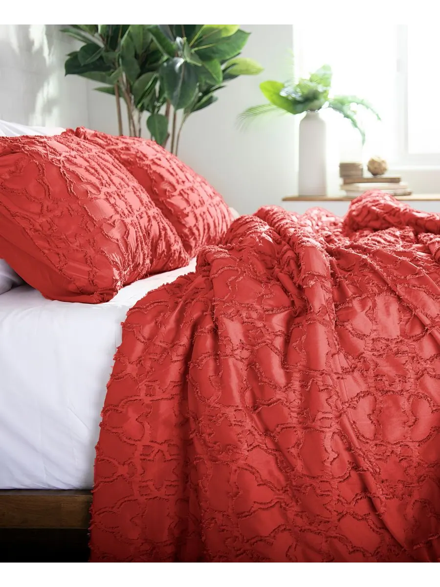 Комплект постельного белья Stella Clipped Jacquard из 3 предметов, размер Twin Southshore Fine — изображение 5 из 6