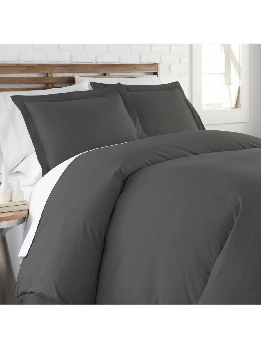 Ультрамягкий современный комплект постельного белья, размер King Southshore Fine Linens — изображение 1 из 1, серый