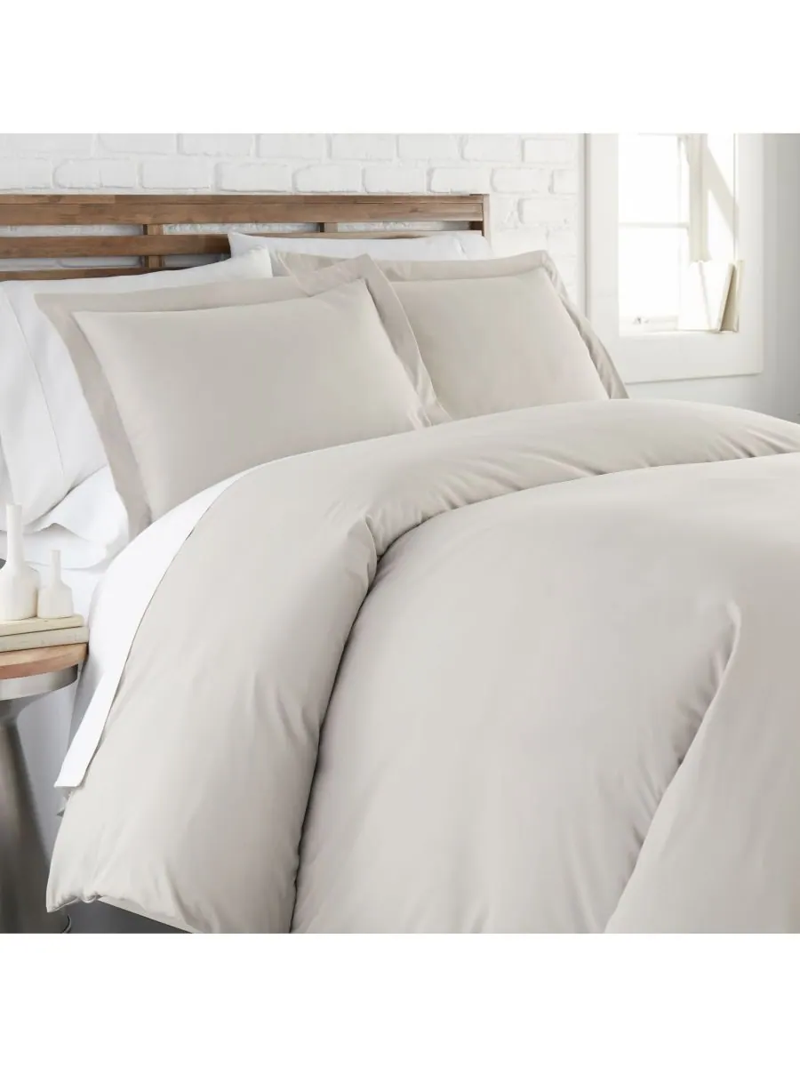 Ультрамягкий современный комплект постельного белья, размер King Southshore Fine Linens — изображение 1 из 1, белый
