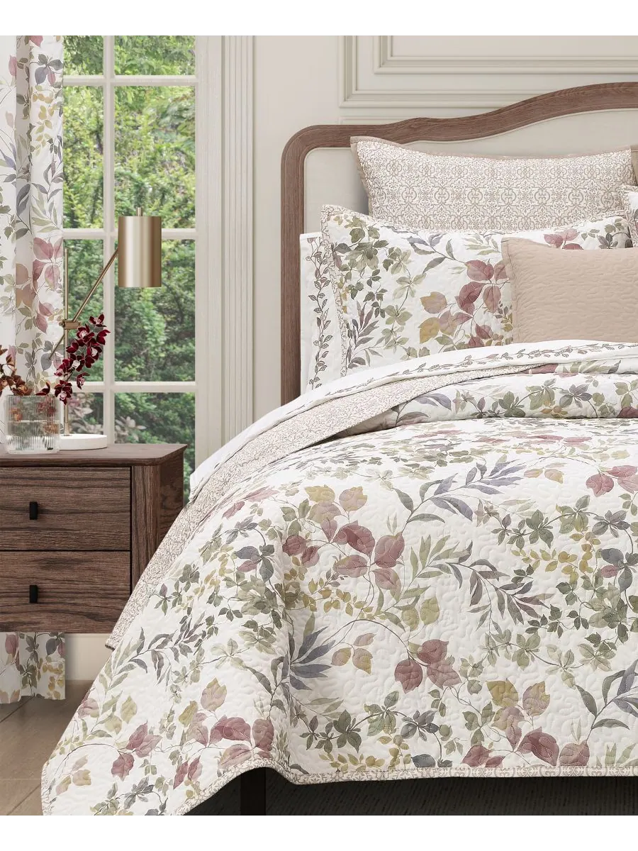 Комплект постельного белья Rosewood Botanical Leaf из 3 предметов, размер Twin/Twin XL Royal Court — изображение 5 из 5