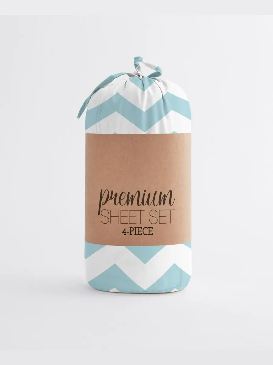 Комплект постельного белья Boho & Beyond Premium Ultra Soft Pattern из 3 предметов, размер Twin — изображение 8 из 8
