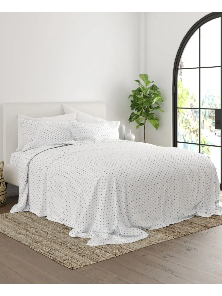 Комплект постельного белья Boho & Beyond Premium Ultra Soft Pattern из 4 предметов, размер Full — изображение 7 из 9