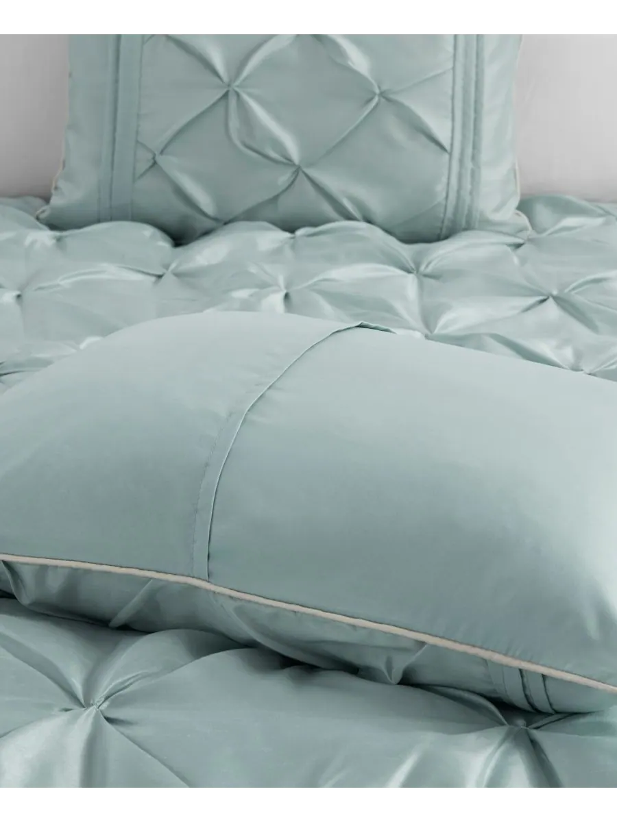 Комплект постельного белья Laurel Tufted из 7 предметов, размер King Madison Park — изображение 9 из 10, морская пена