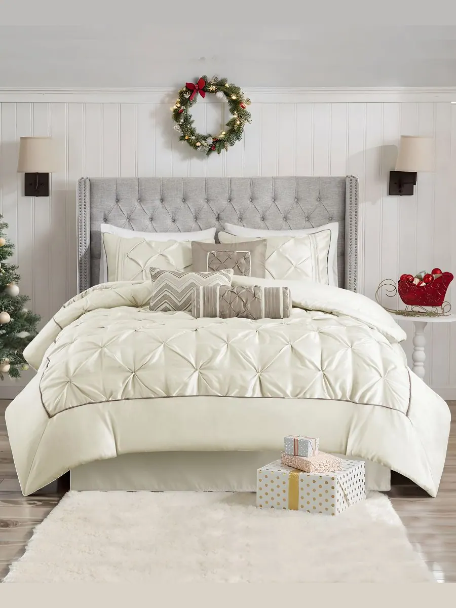 Комплект постельного белья Laurel Tufted из 7 предметов, размер King Madison Park