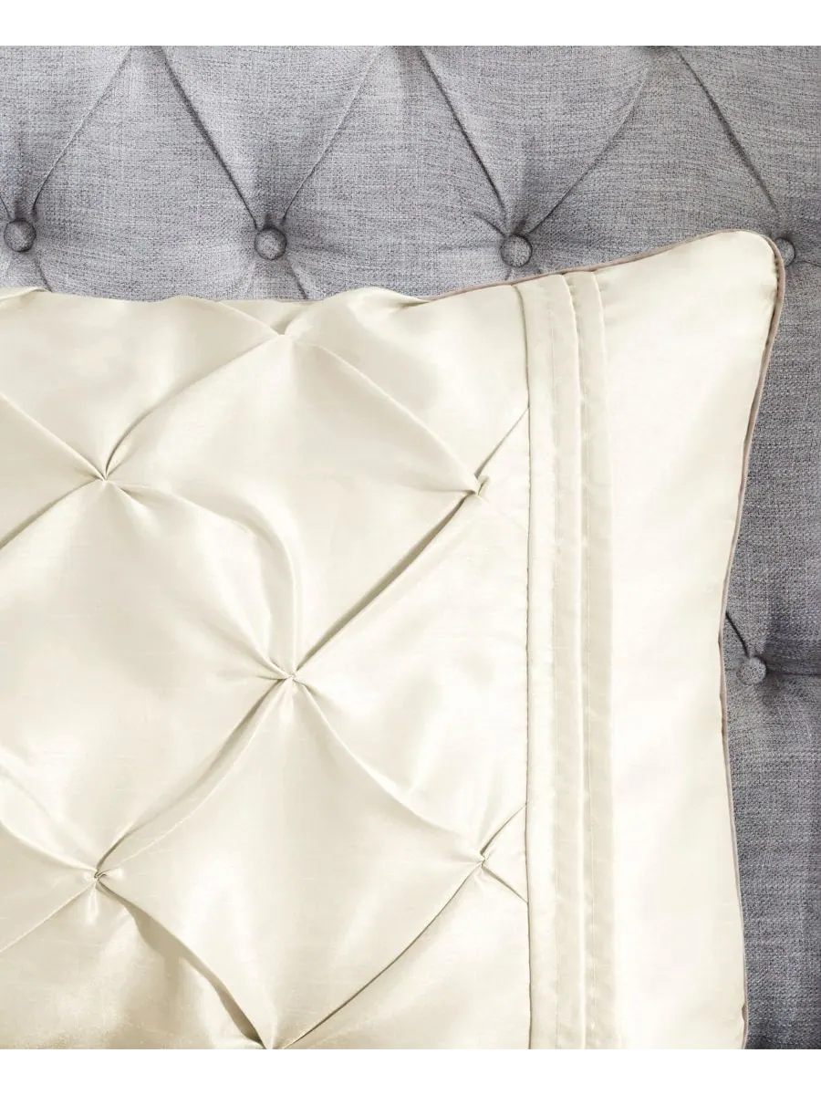 Комплект постельного белья Laurel Tufted из 7 предметов, размер King Madison Park — изображение 7 из 10, белый