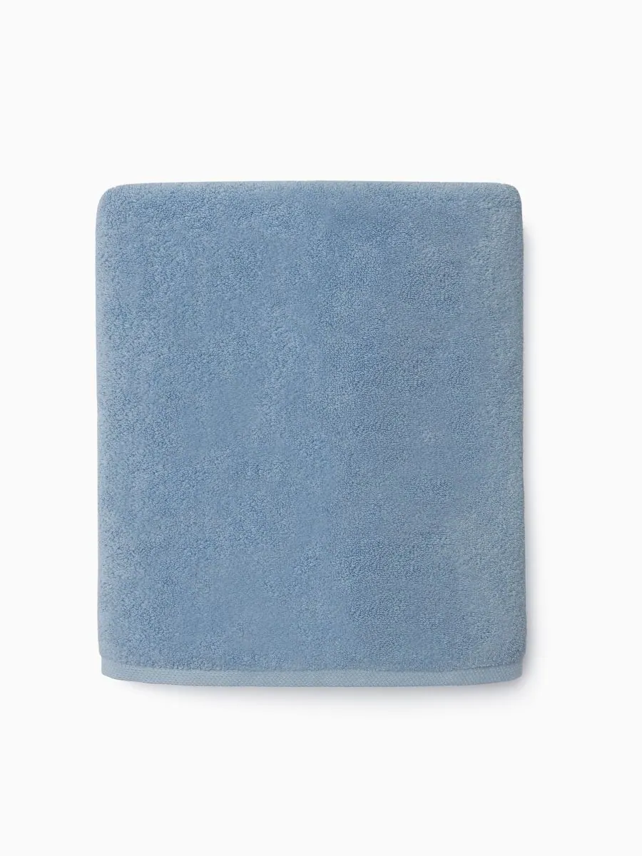 Банное полотенце cielo из хлопка, 76,6 см x 152 см. SFERRA — изображение 1 из 3, синий