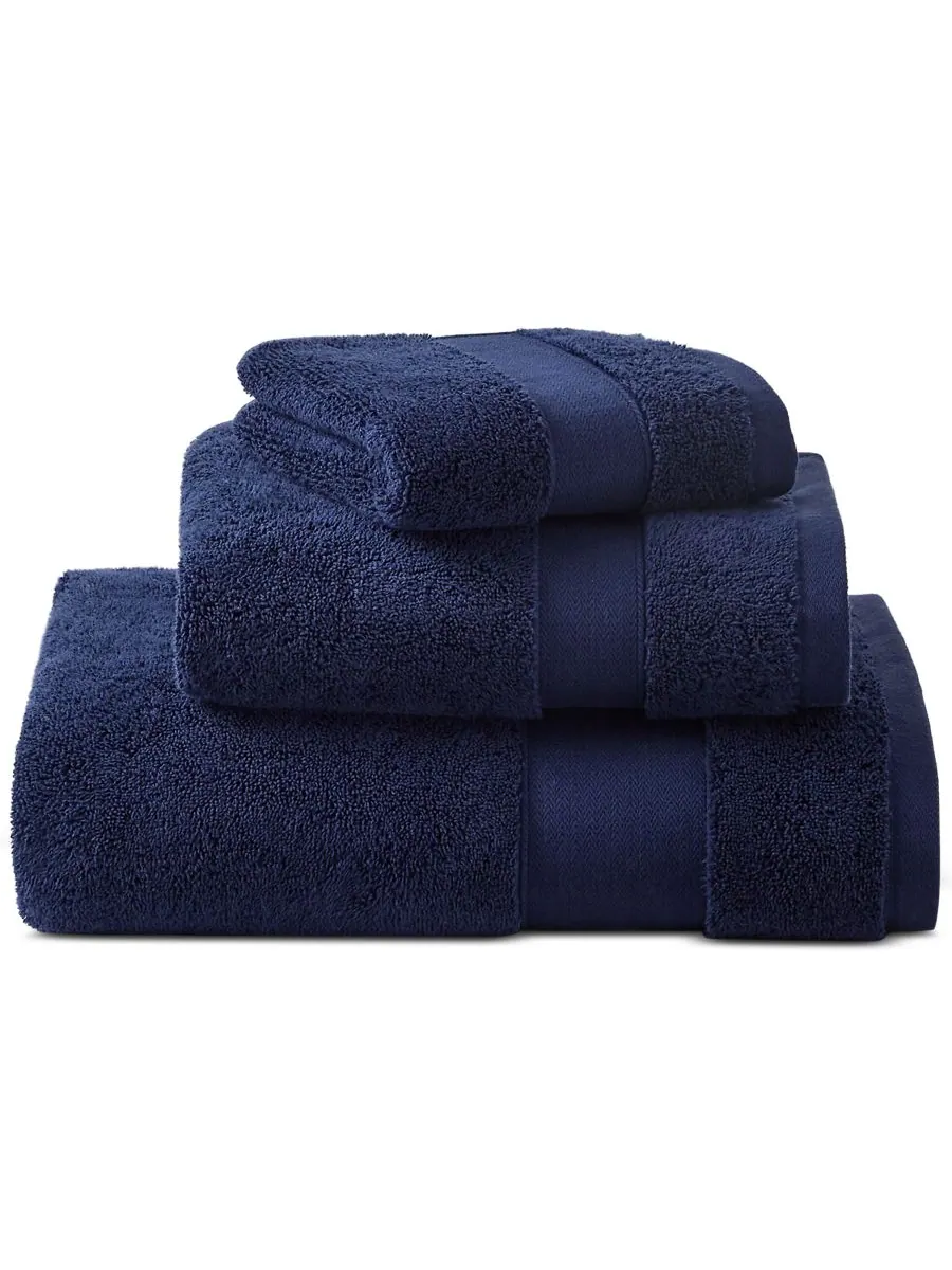 Банное полотенце watson из хлопка, 76,6 см x 137 см. Lauren Ralph Lauren — изображение 1 из 4, темно-синий