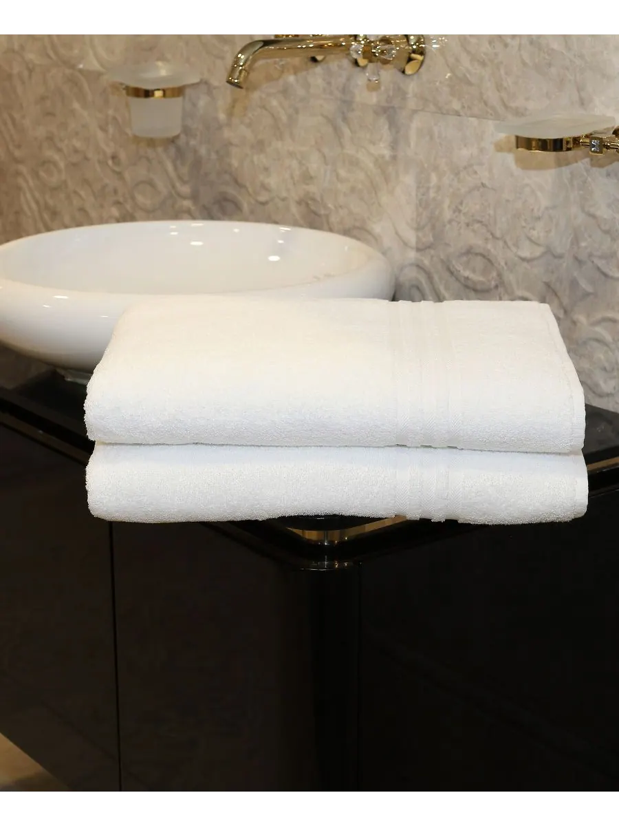 Набор банных принадлежностей denzi из 2 предметов Linum Home — изображение 2 из 4, белый