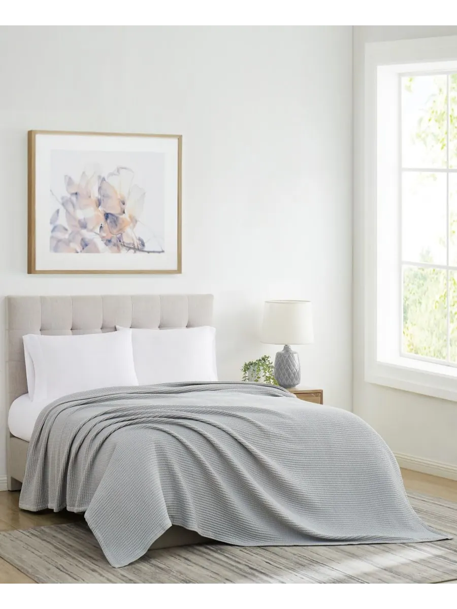 Плед Heritage Waffle Blanket, размер Full/Queen Cannon — изображение 1 из 2, серый
