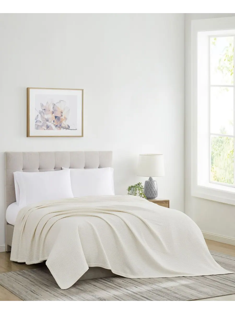 Плед Heritage Waffle Blanket, размер Full/Queen Cannon — изображение 1 из 2, белый