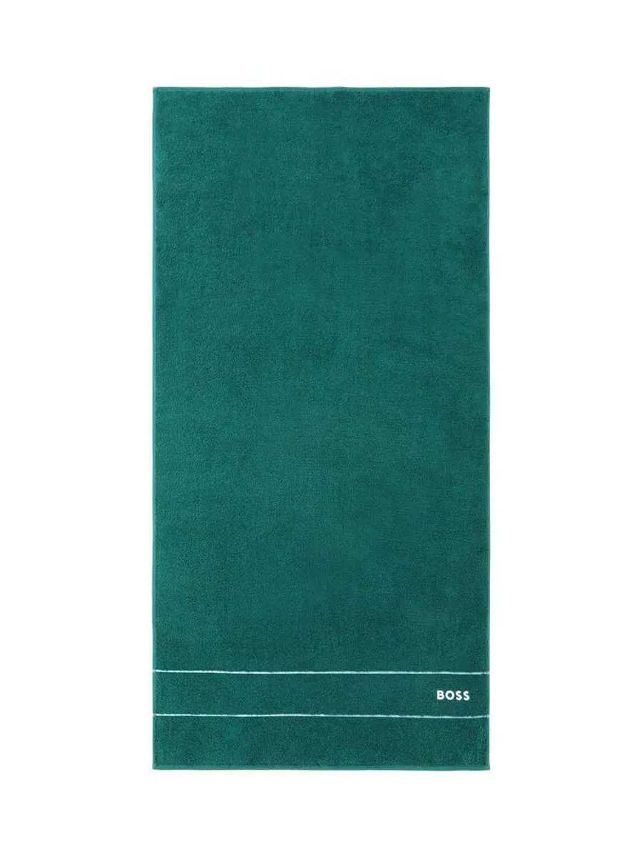 Однотонное хлопковое банное полотенце, 28 x 55 дюймов Boss Home — зеленый