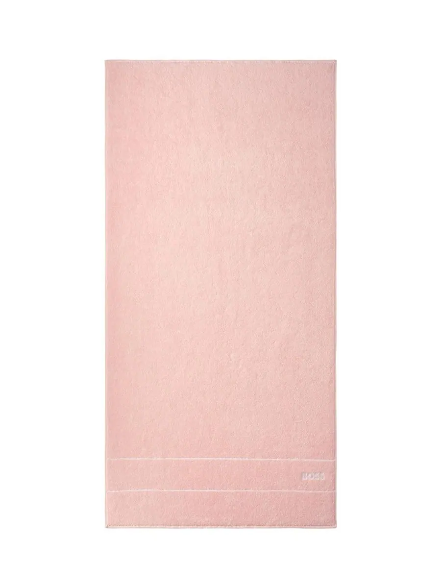 Однотонное хлопковое банное полотенце, 28 x 55 дюймов Boss Home — изображение 1 из 2, розовый