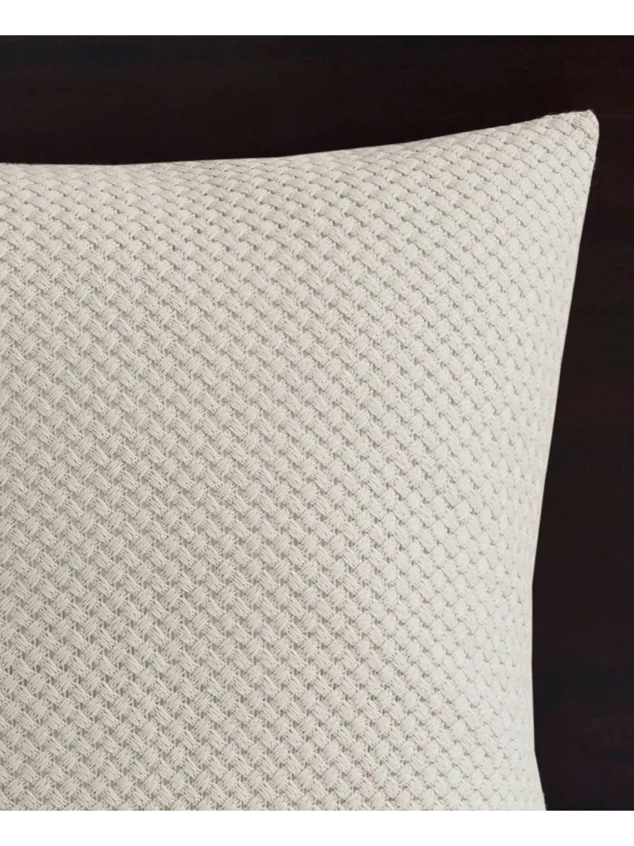 Комплект постельного белья Essence Clipped Jacquard, 9 предметов, размер Queen Madison Park — изображение 7 из 10, зеленый