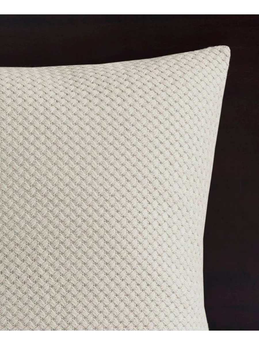 Комплект постельного белья Essence Clipped Jacquard, 9 предметов, размер Queen Madison Park — изображение 9 из 10, синий