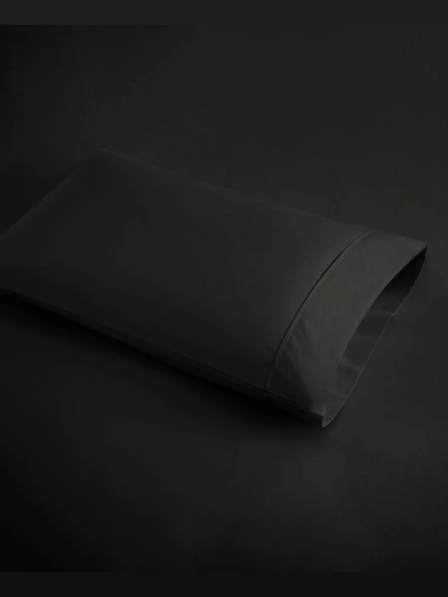 Охлаждающий комплект постельного белья из смесовой хлопковой ткани с плотностью плетения 600 нитей — изображение 4 из 8