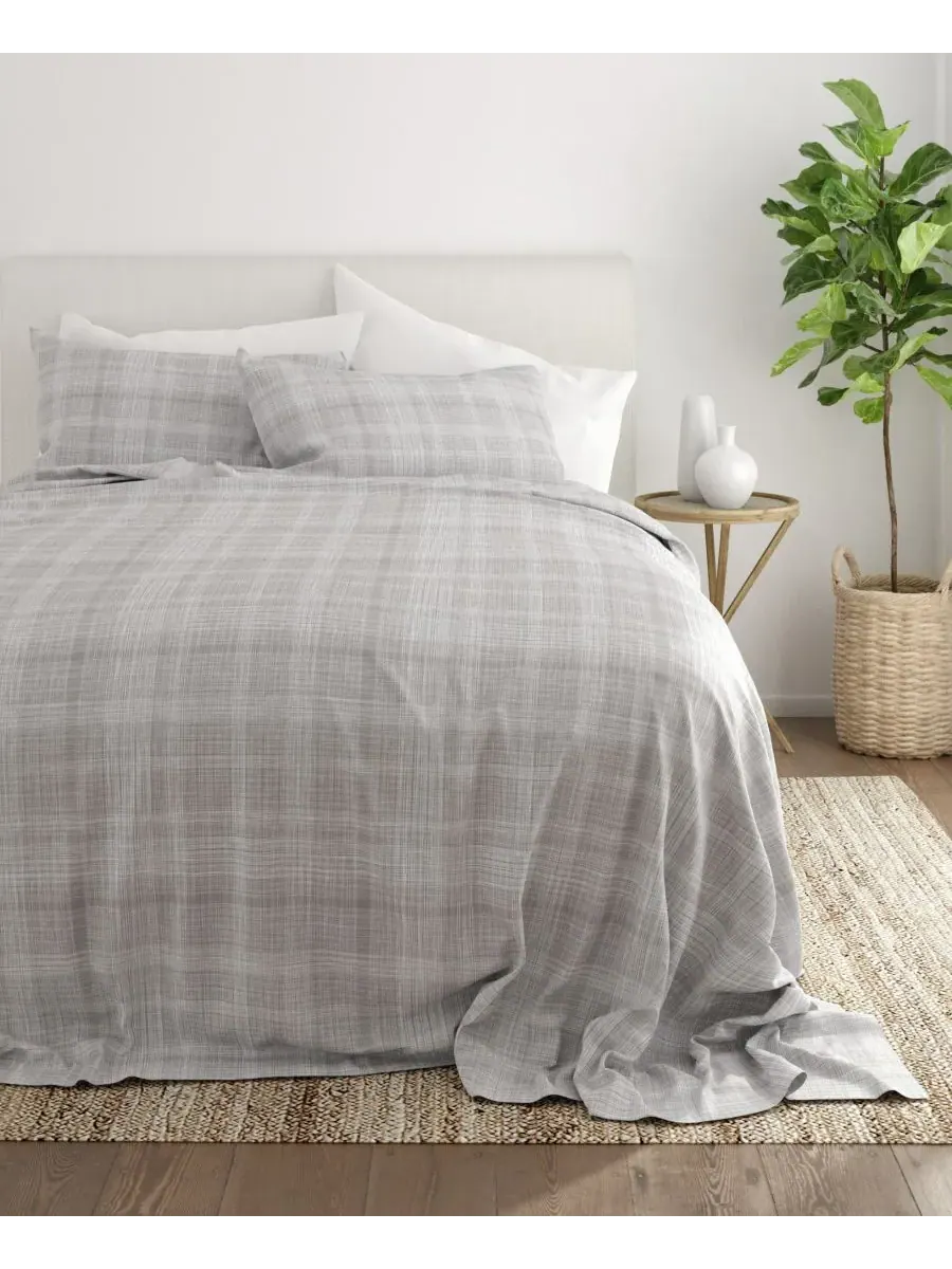 Комплект постельного белья Timeless Classics Premium Ultra Soft Pattern, 4 предмета, размер — изображение 3 из 7, серый