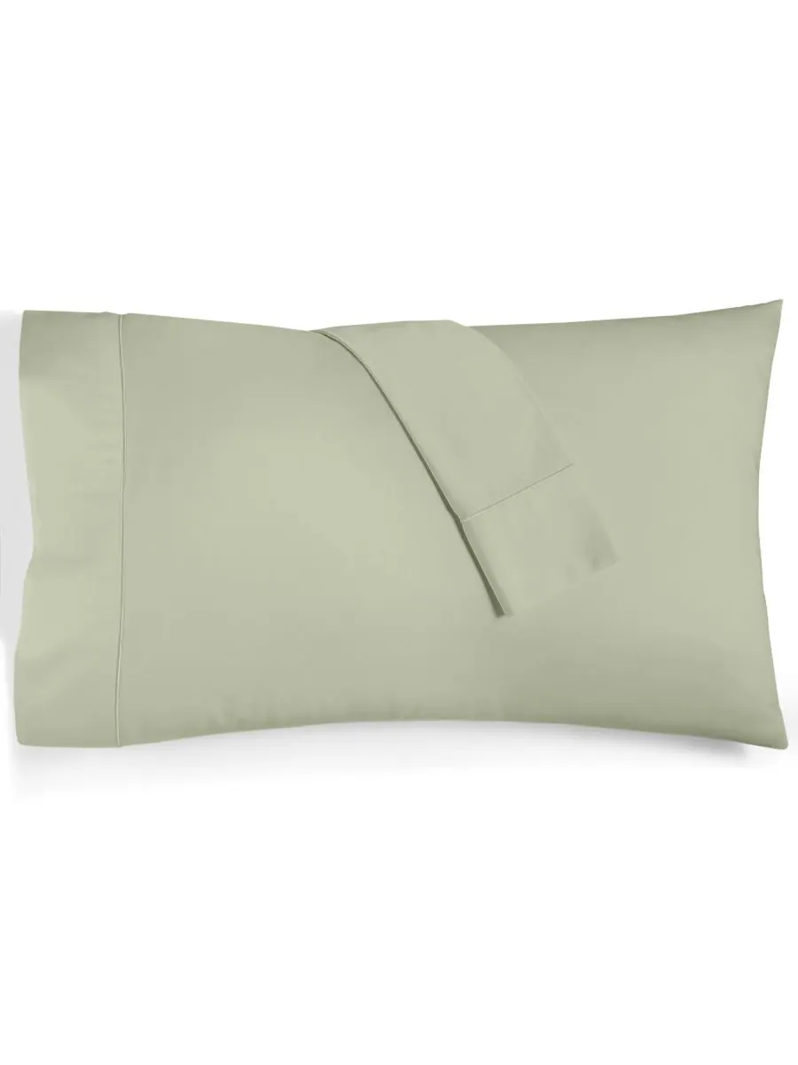 Комплект из двух наволочек Sleep Luxe из 100% хлопка с плотностью плетения 800 нитей, стандартный — изображение 1 из 1