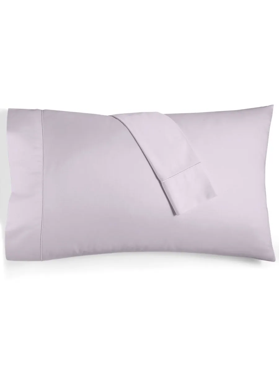 Комплект из двух наволочек Sleep Luxe из 100% хлопка с плотностью плетения 800 нитей, стандартный — изображение 1 из 1
