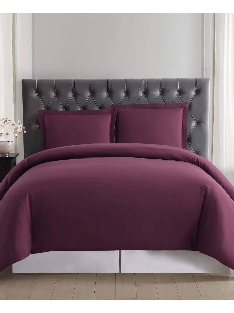 Комплект постельного белья на каждый день, размер King Truly Soft — изображение 1 из 2, бордовый
