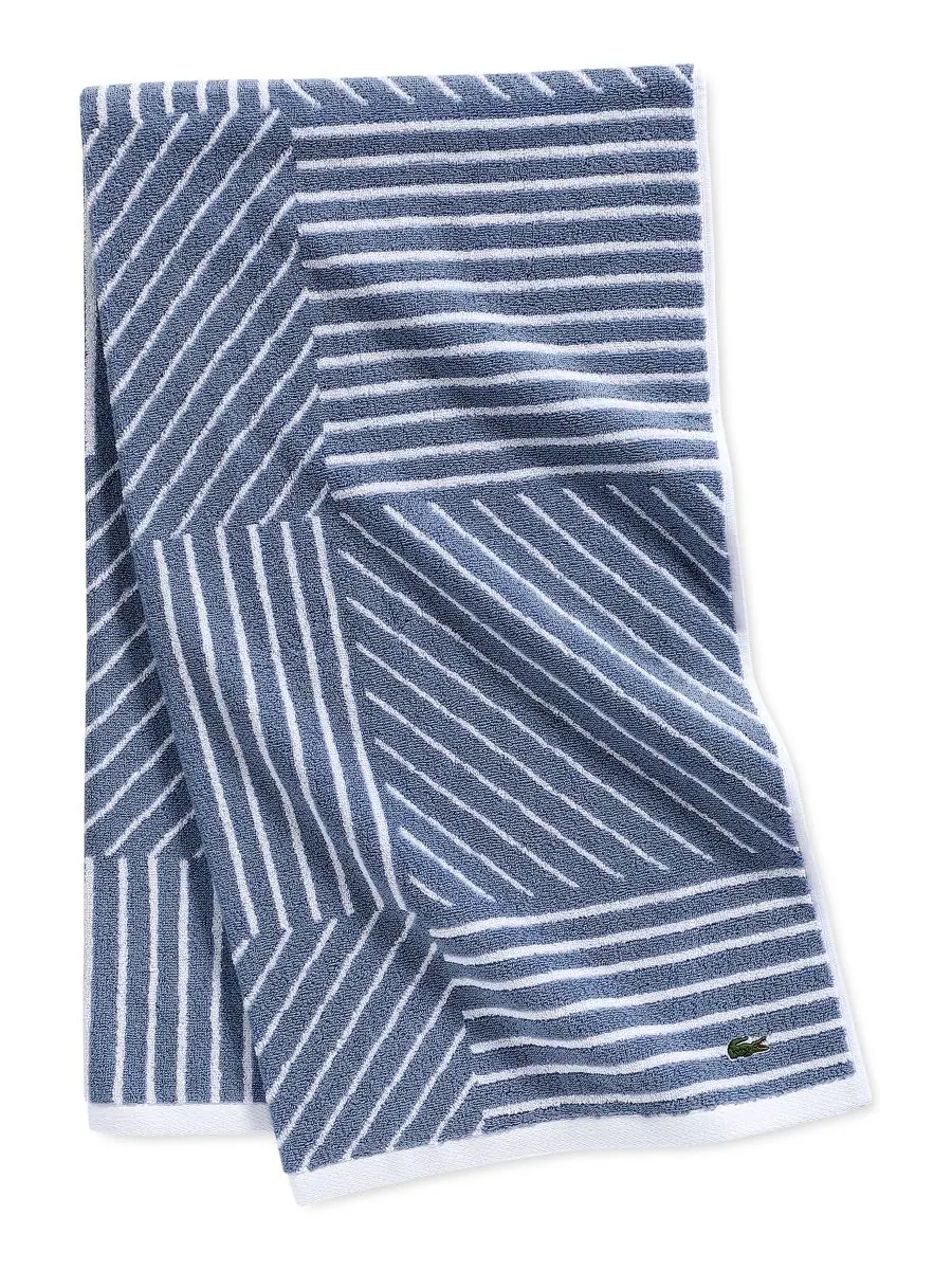 Банное полотенце guethary, 30 x 54 дюйма. Lacoste Home — синий