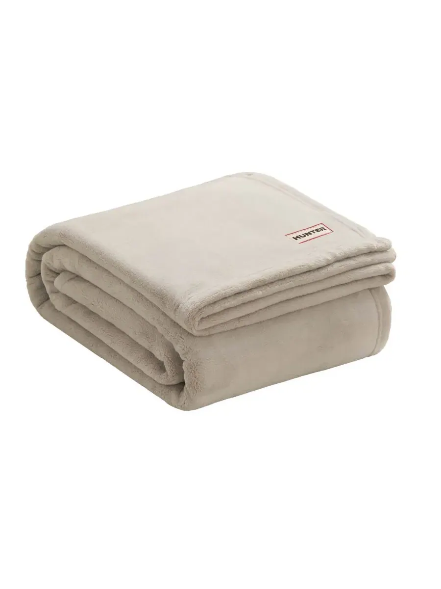 Пледы Coco Flannel Ultra Plush, 127 x 178 см Hunter — изображение 4 из 5, бежевый