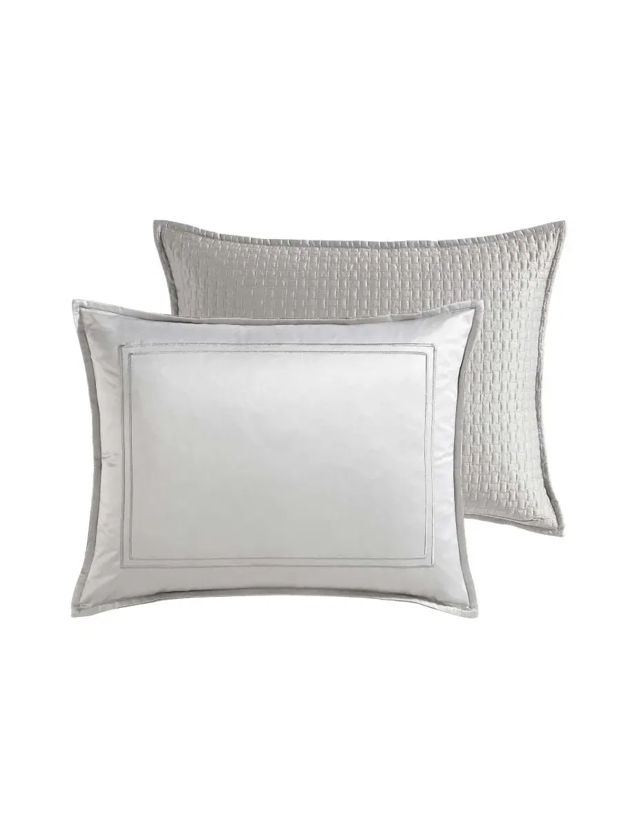 Набор стеганых одеял Kendall Reversible 7-предметный, Queen Riverbrook Home — изображение 5 из 8, серебристый серый