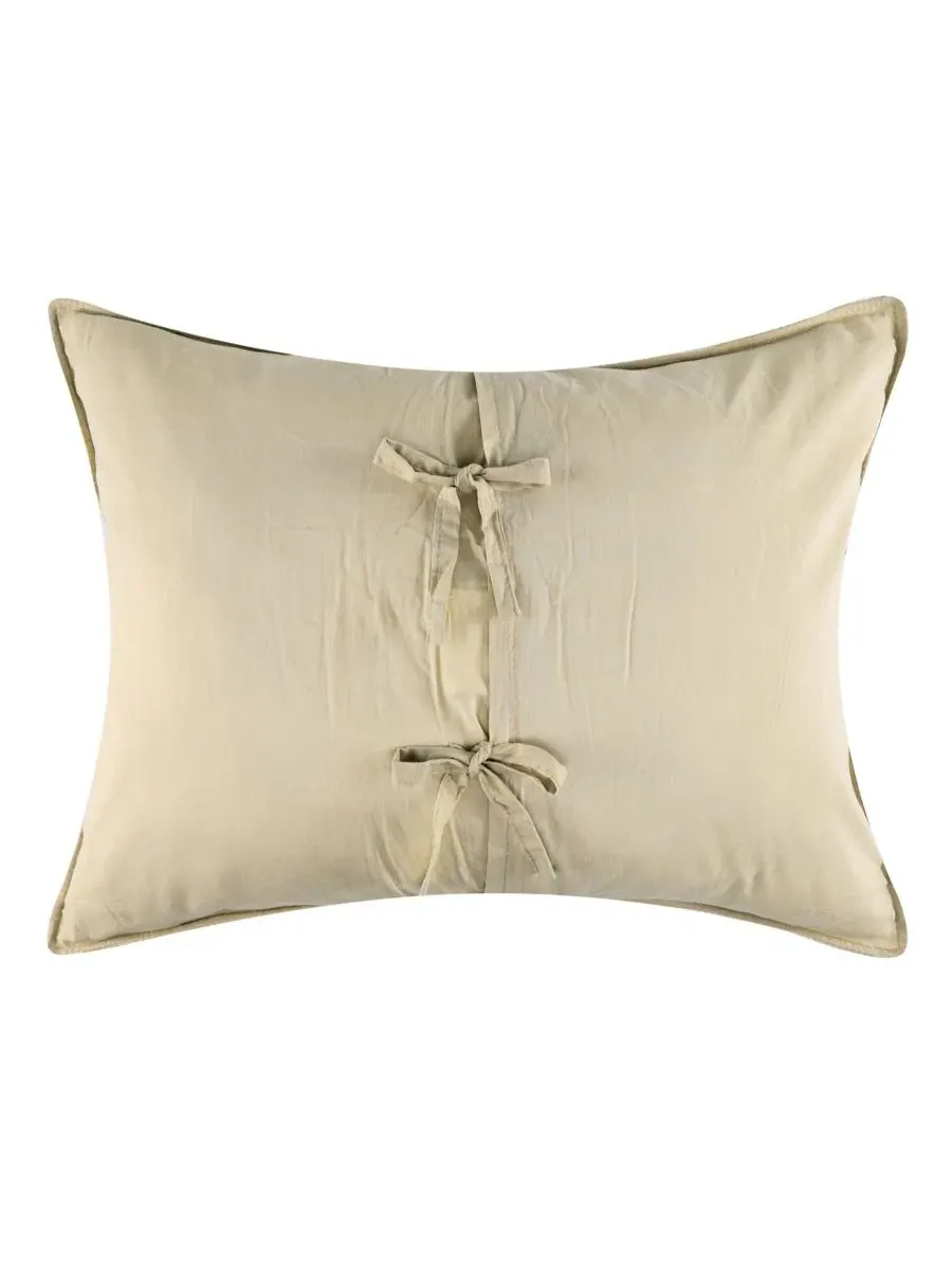 Наволочка Harper Jacquard-Woven Lightweight Greenland Home Fashions — изображение 2 из 4, тауп