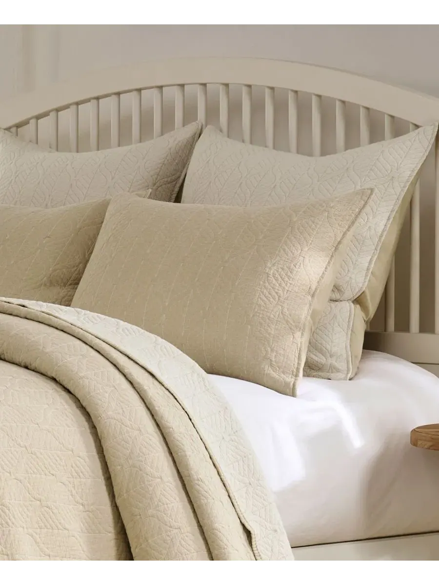 Наволочка Harper Jacquard-Woven Lightweight Greenland Home Fashions — изображение 4 из 4, тауп