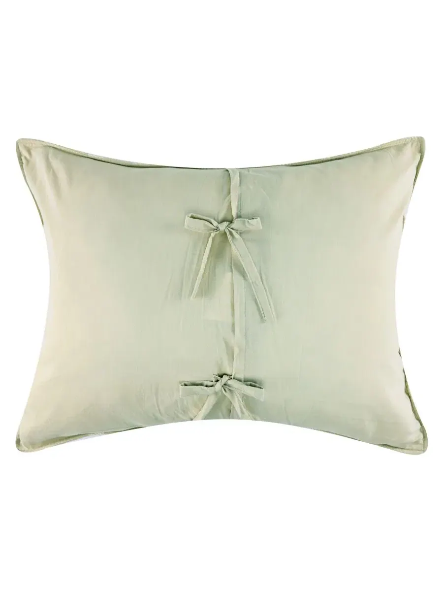 Наволочка Harper Jacquard-Woven Lightweight Greenland Home Fashions — изображение 2 из 4, шалфейный