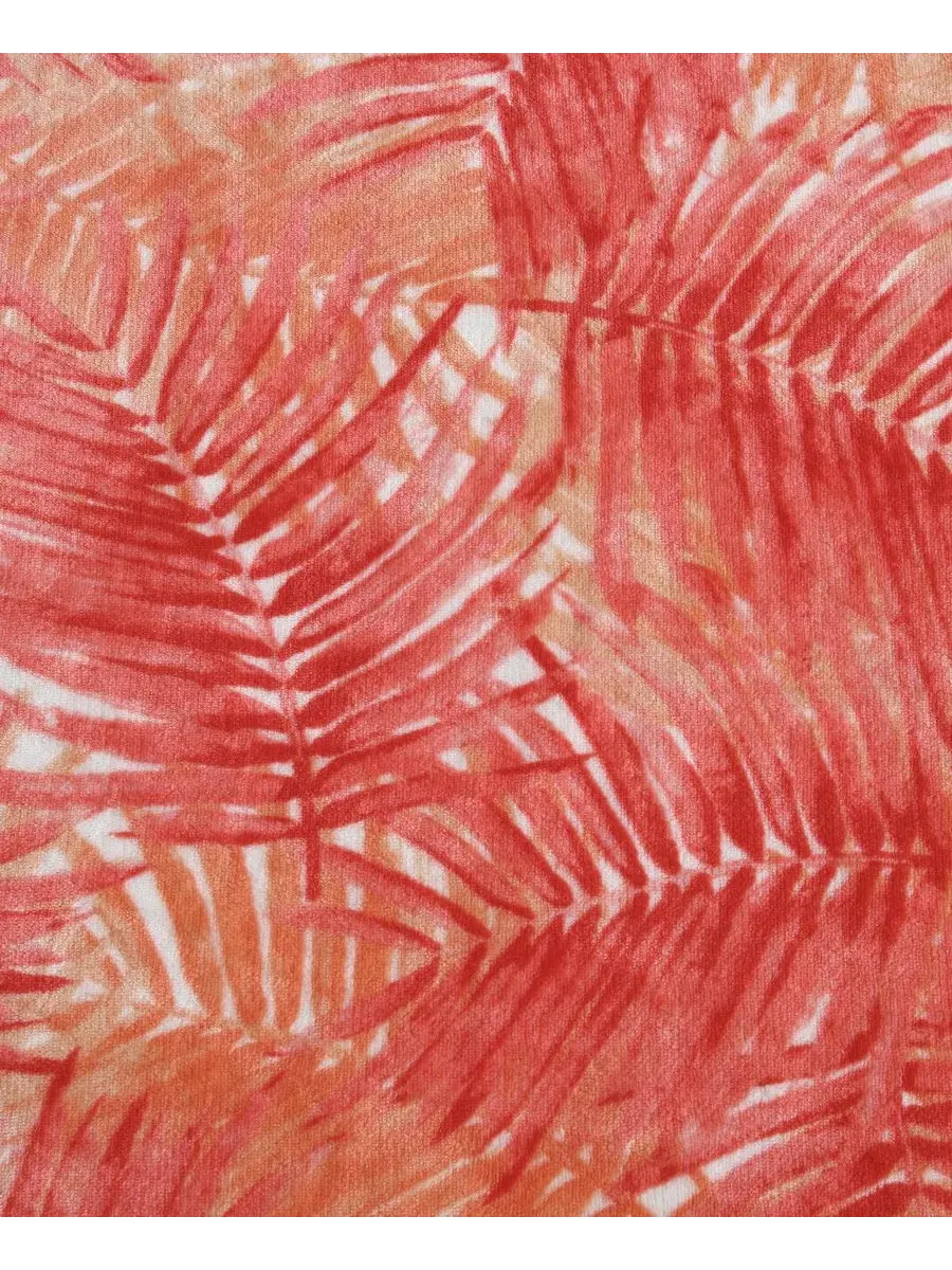 Плед из микрофлиса с принтом Lanikai Fronds Tommy Bahama Home — изображение 9 из 10, оранжевый