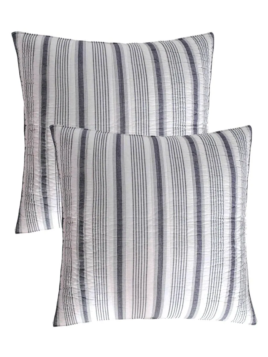 Комплект из двух наволочек camden stripe, европейский стиль. Levtex