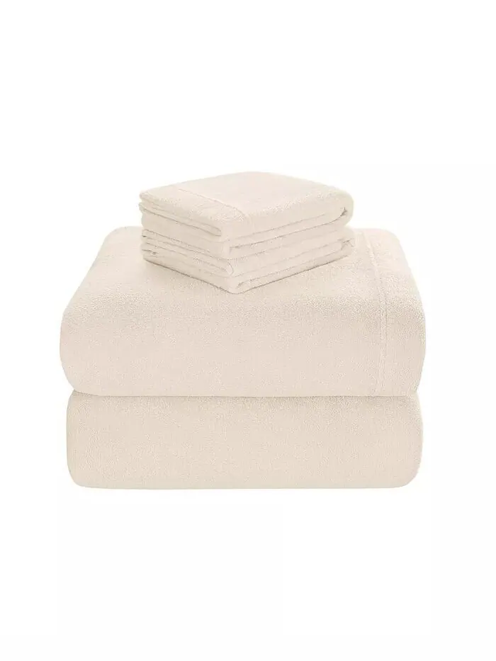 Комплекты простыней Soloft Plush из микрофлиса Sleep Philosophy — белый