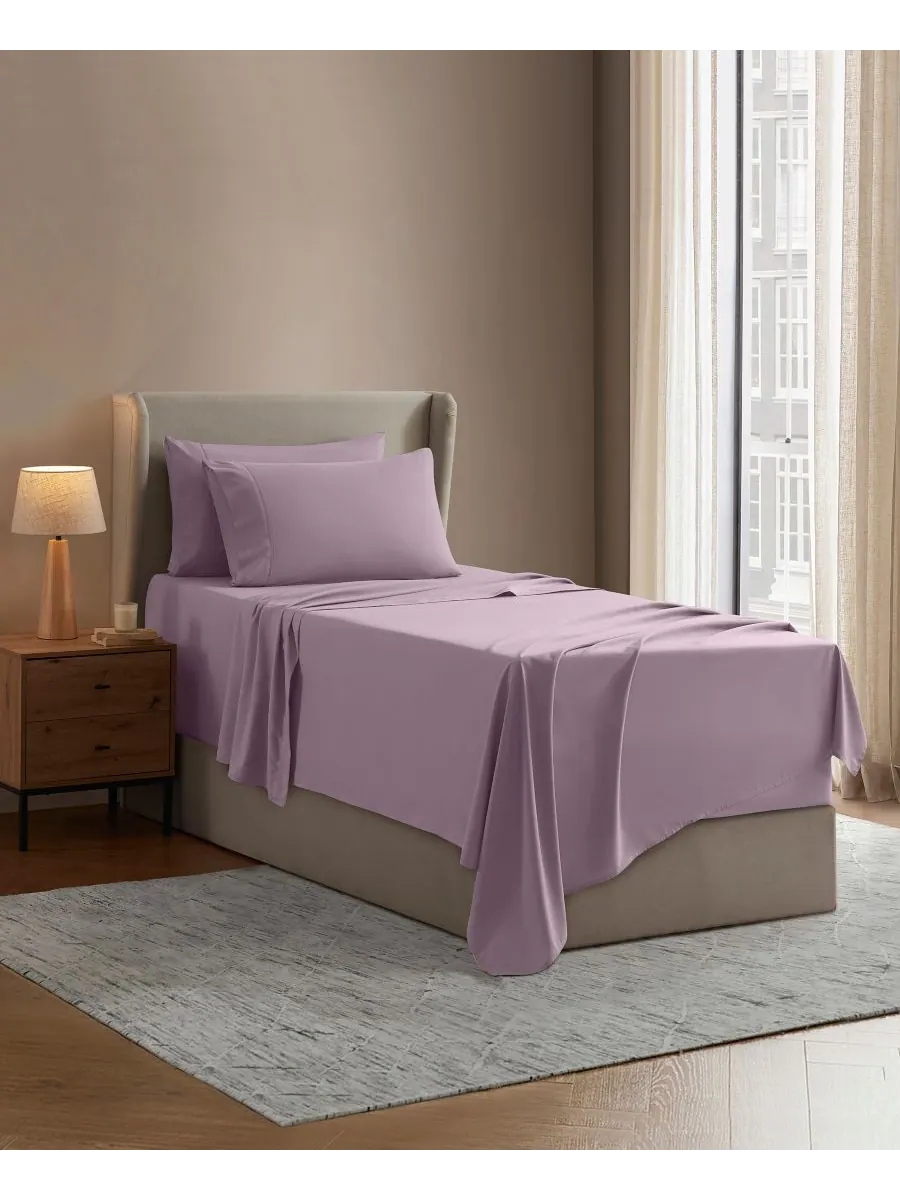 Комплект постельного белья из микрофибры с очень глубокими карманами, 4 предмета, размер Twin XL — изображение 1 из 10