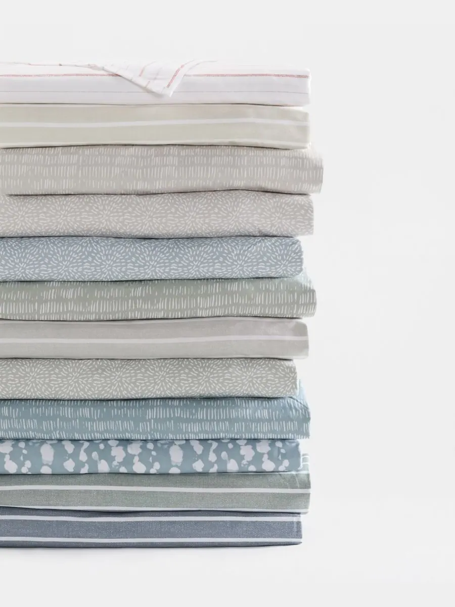 Комплект постельного белья Soft Lines из 4 предметов, размер Full ienjoy Home — изображение 5 из 5, синий