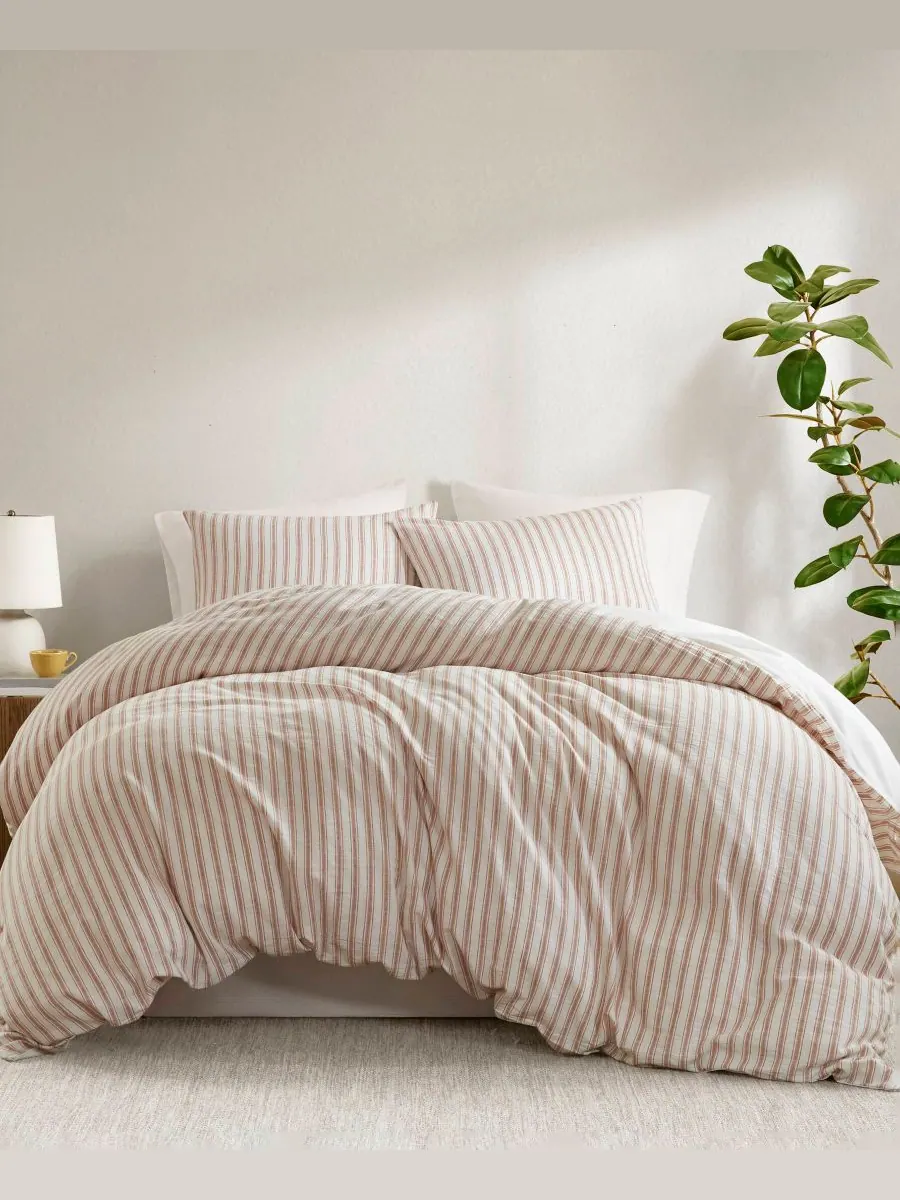 Комплект постельного белья Etta Striped из 3 предметов, размер King Madison Park