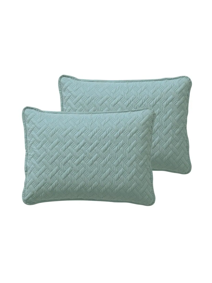 Комплект постельного белья Nina Embossed из 3 предметов, размер Full/Queen VCNY Home — изображение 2 из 5, синий