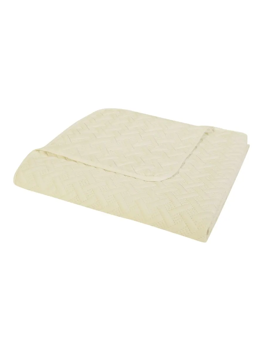 Комплект постельного белья Nina Embossed из 3 предметов, размер Full/Queen VCNY Home — изображение 3 из 5, белый