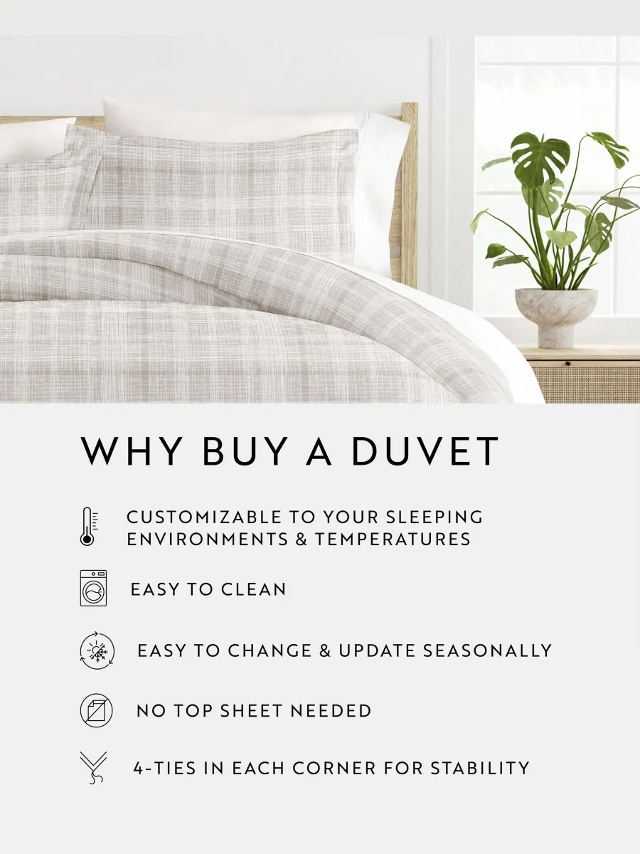 Комплект постельного белья Elegant Designs с узором, размер King/California King ienjoy Home — изображение 3 из 10, серый