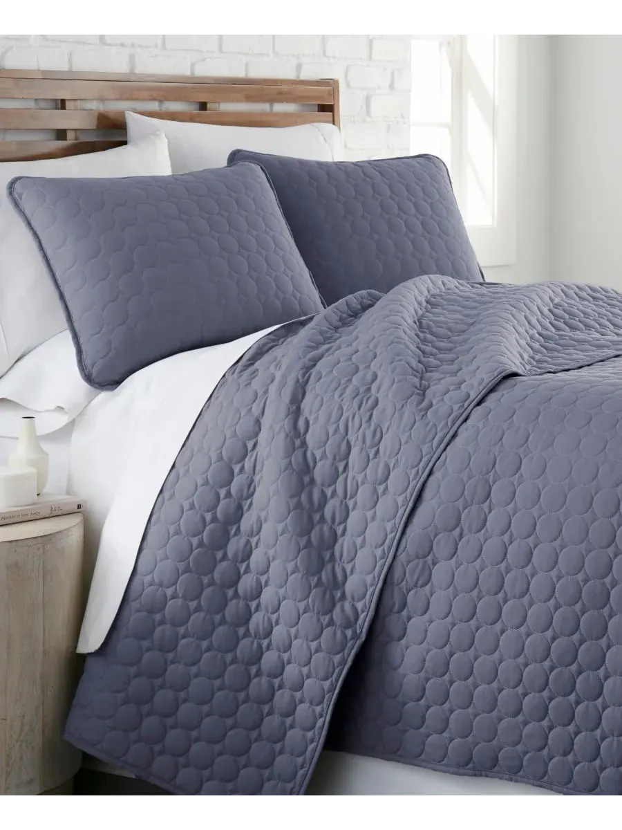 Ультрамягкий, легкий, вышитый комплект из 3 предметов, размер Twin/Twin XL Southshore Fine Linens — изображение 1 из 4