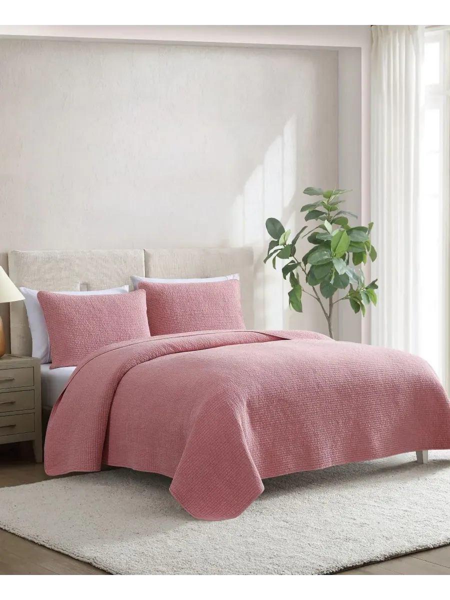 Комплект постельного белья Seashore Stitch из хлопка, двусторонний, 3 предмета, размер Full/Queen — изображение 2 из 7