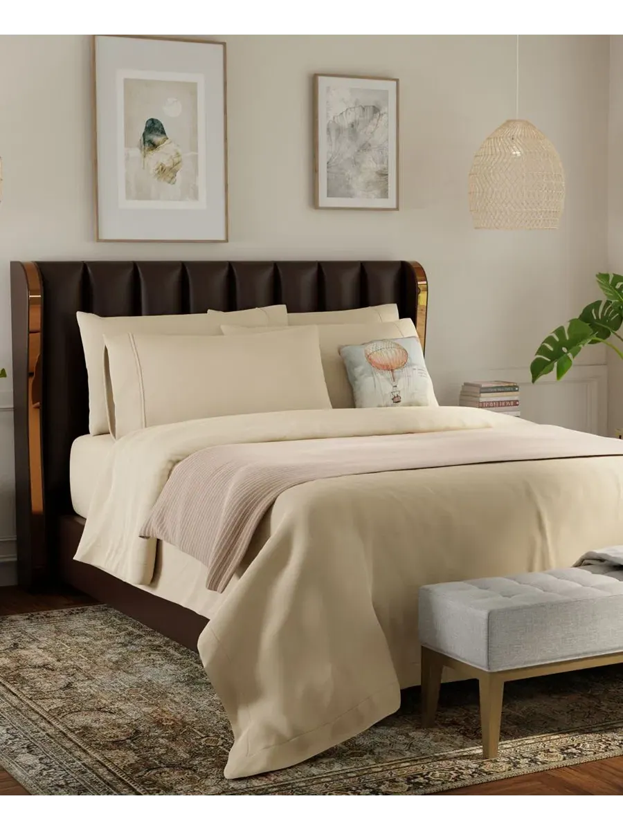Комплект постельного белья 6 предметов, King, атласное плетение Color Sense, French Oak — изображение 2 из 4