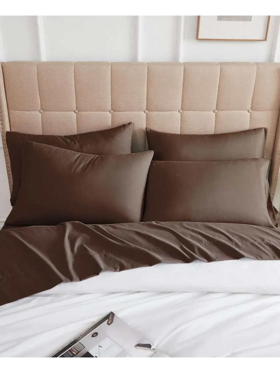 Набор простыней на резинке 6 предметов No-Slip Ultra Soft Deep Pocket, Full Southshore Fine Linens — изображение 3 из 5