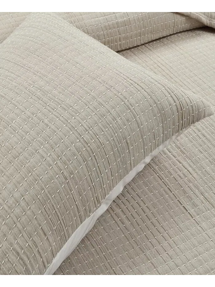 Твердая пряжа Kantha Pick Stitch, окрашенная хлопковая тканая коллекция из трех предметов Lush Décor — изображение 5 из 5