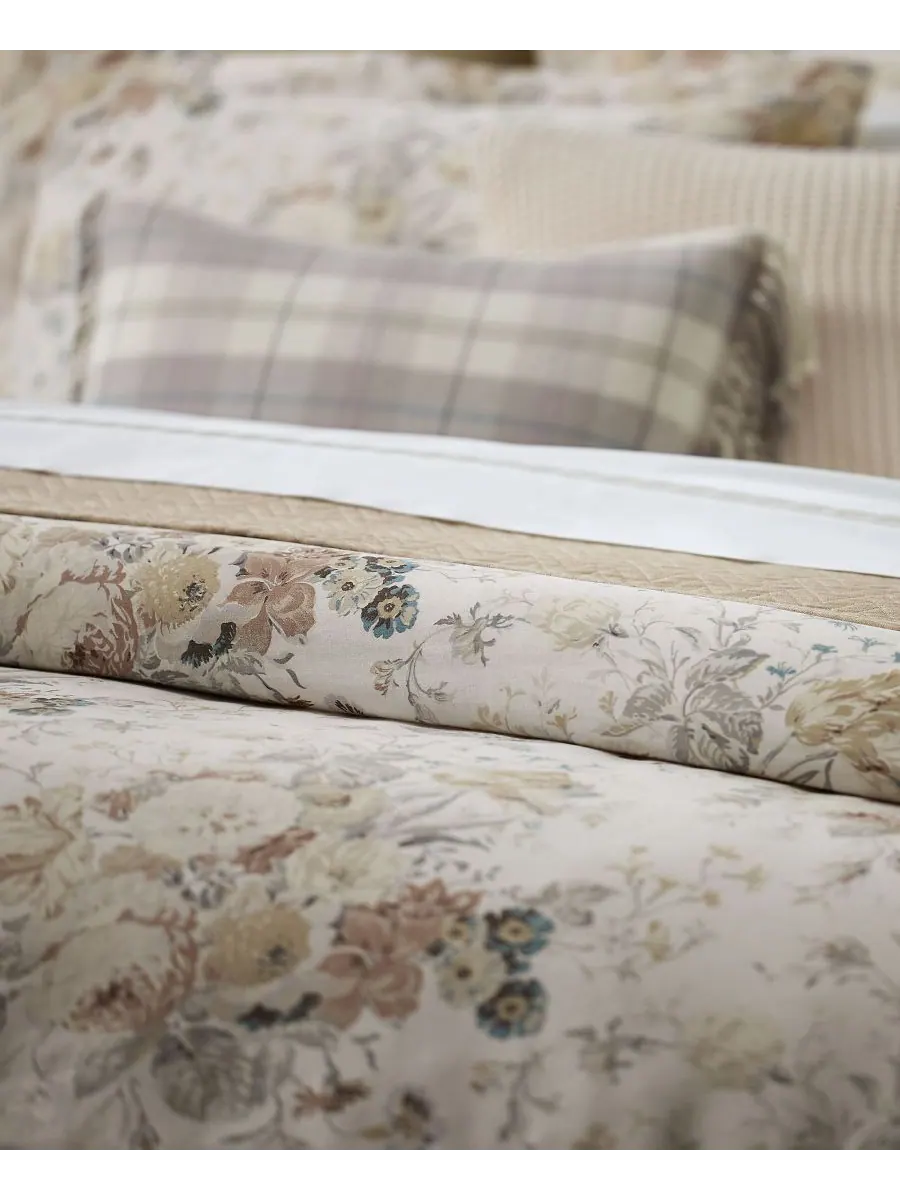 Комплект постельного белья gwynne floral, 3 предмета, размер full/queen. Lauren Ralph Lauren — изображение 2 из 4, бежевый