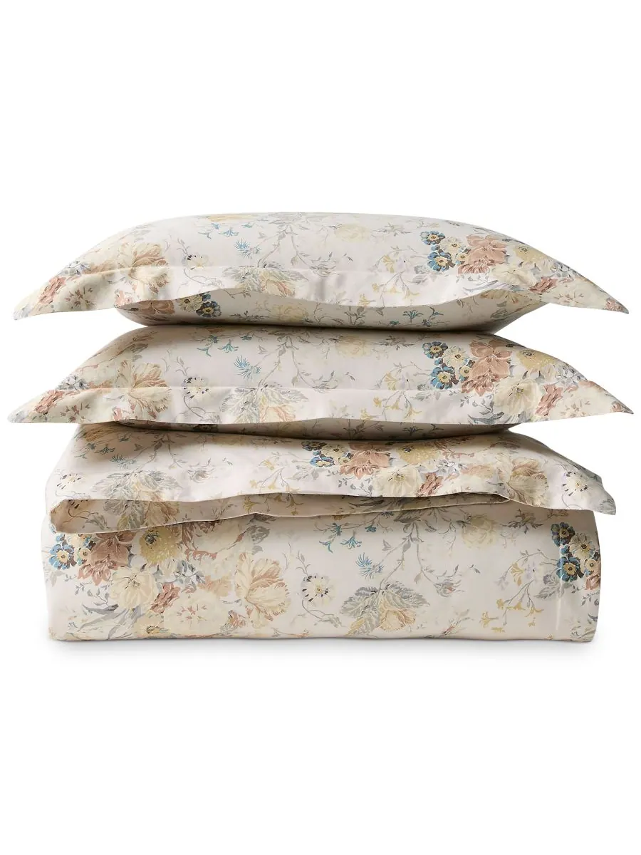 Комплект постельного белья gwynne floral, 3 предмета, размер full/queen. Lauren Ralph Lauren — изображение 3 из 4, бежевый